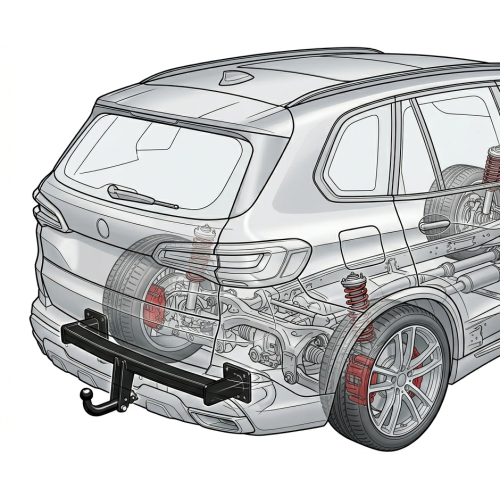 hak bmwx5 tył