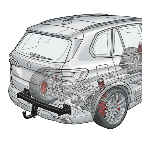 hak bmwx5 tył