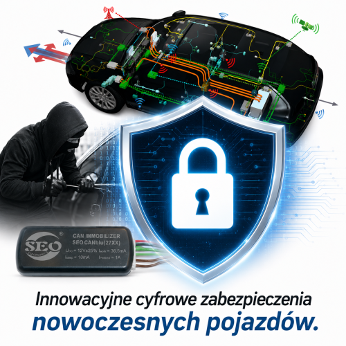Innowacyjne cyfrowe zabezpieczenia pojazdów przed kradzieżowe